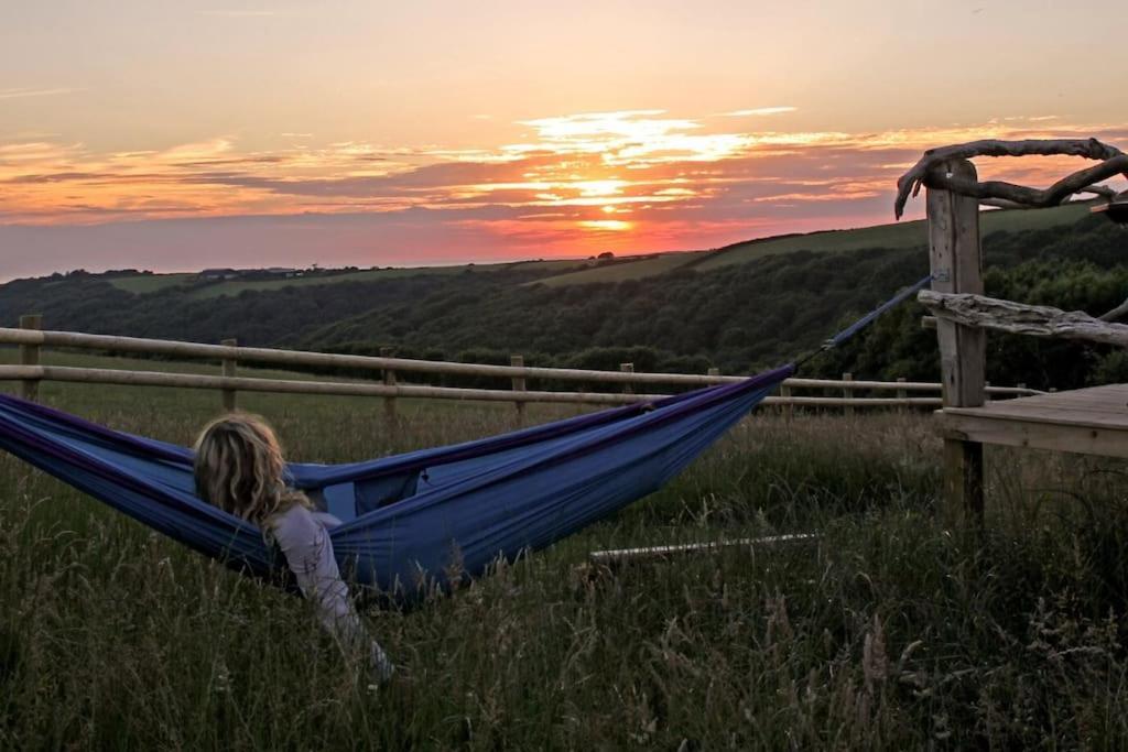 Tiny House On Isolated Farm By The Cornish Coast Bude Exterior foto